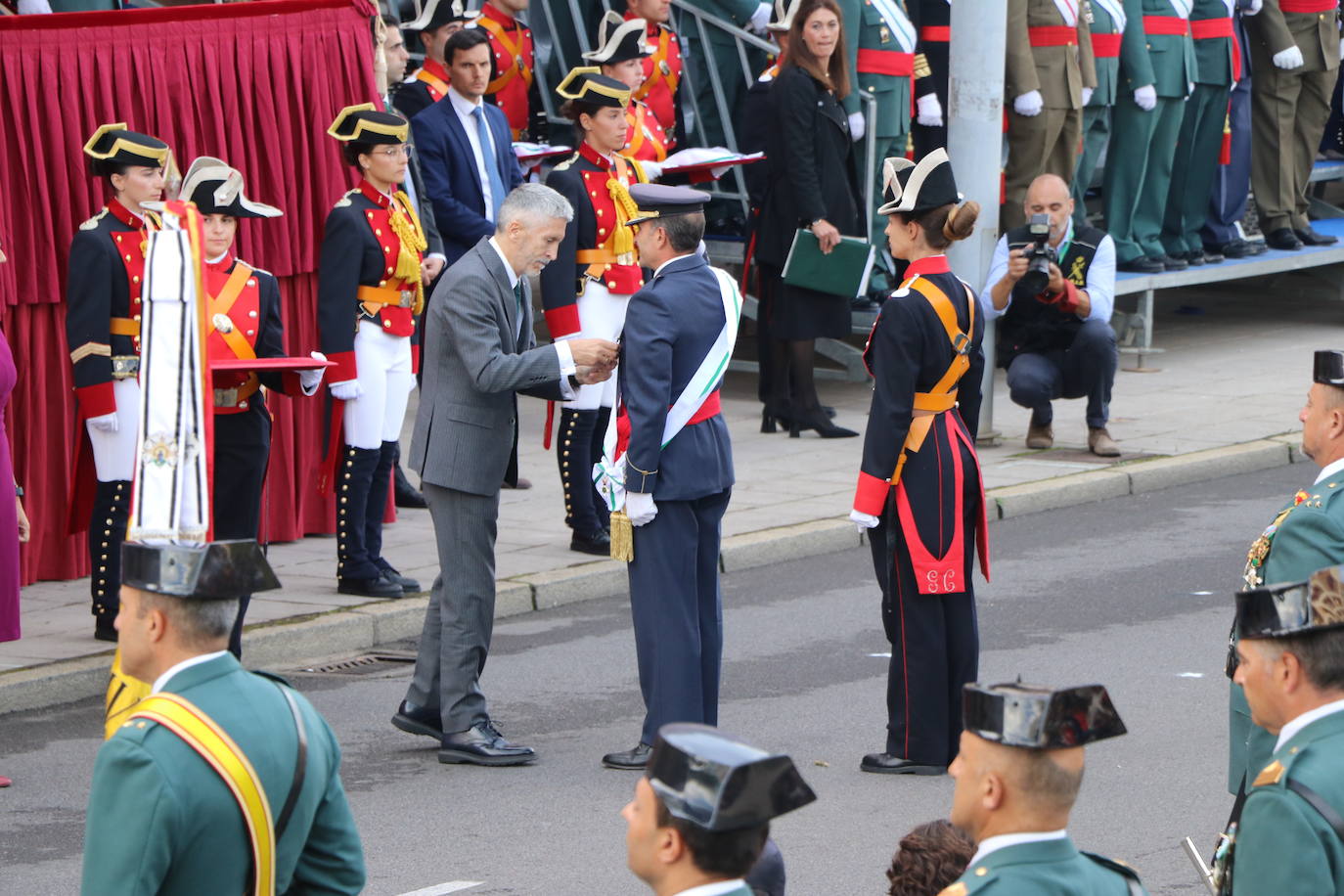 Acto central de la semana institucional de la Guardia Civil en León. 