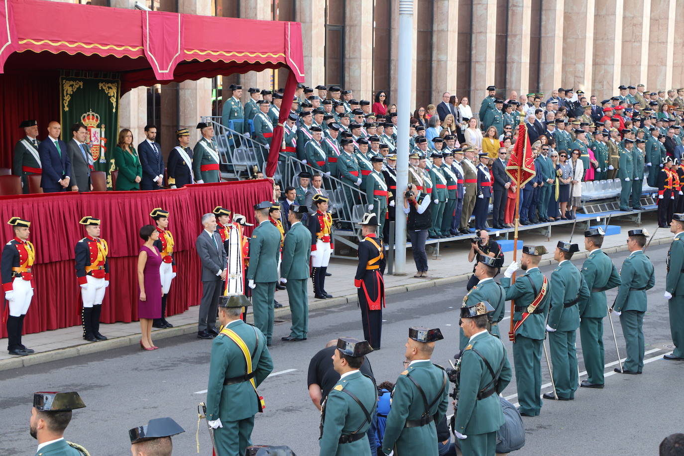 Acto central de la semana institucional de la Guardia Civil en León. 