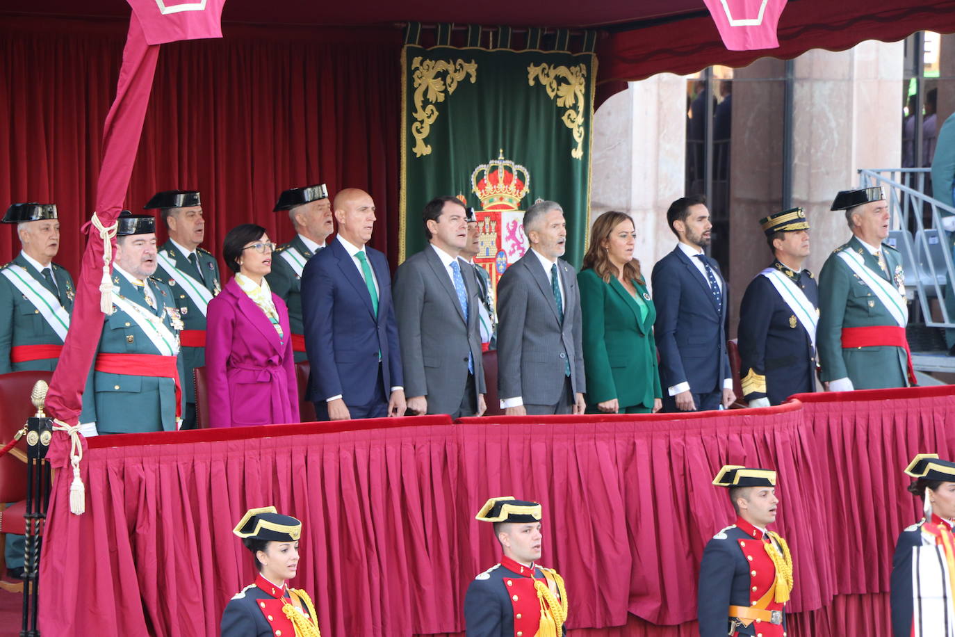 Acto central de la semana institucional de la Guardia Civil en León. 