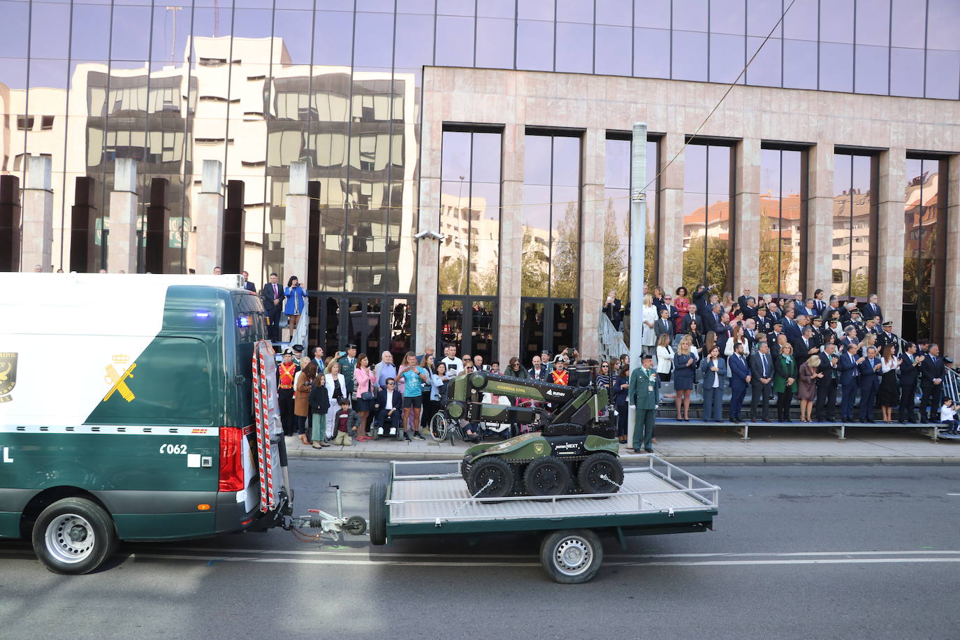 Acto central de la semana institucional de la Guardia Civil en León. 