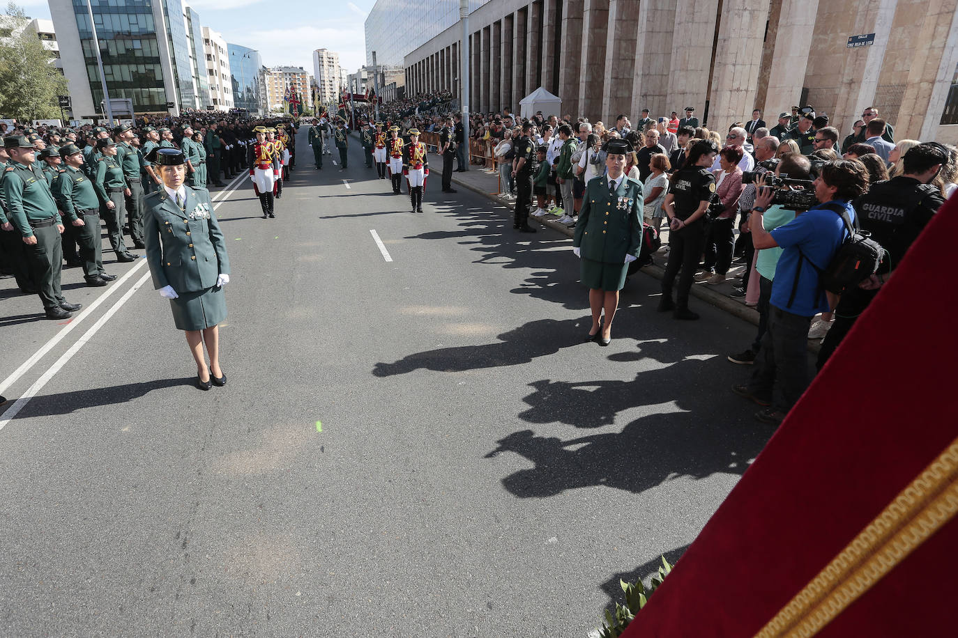 Acto central de celebración de la festividad de la patrona de la Guardia Civil en León. 