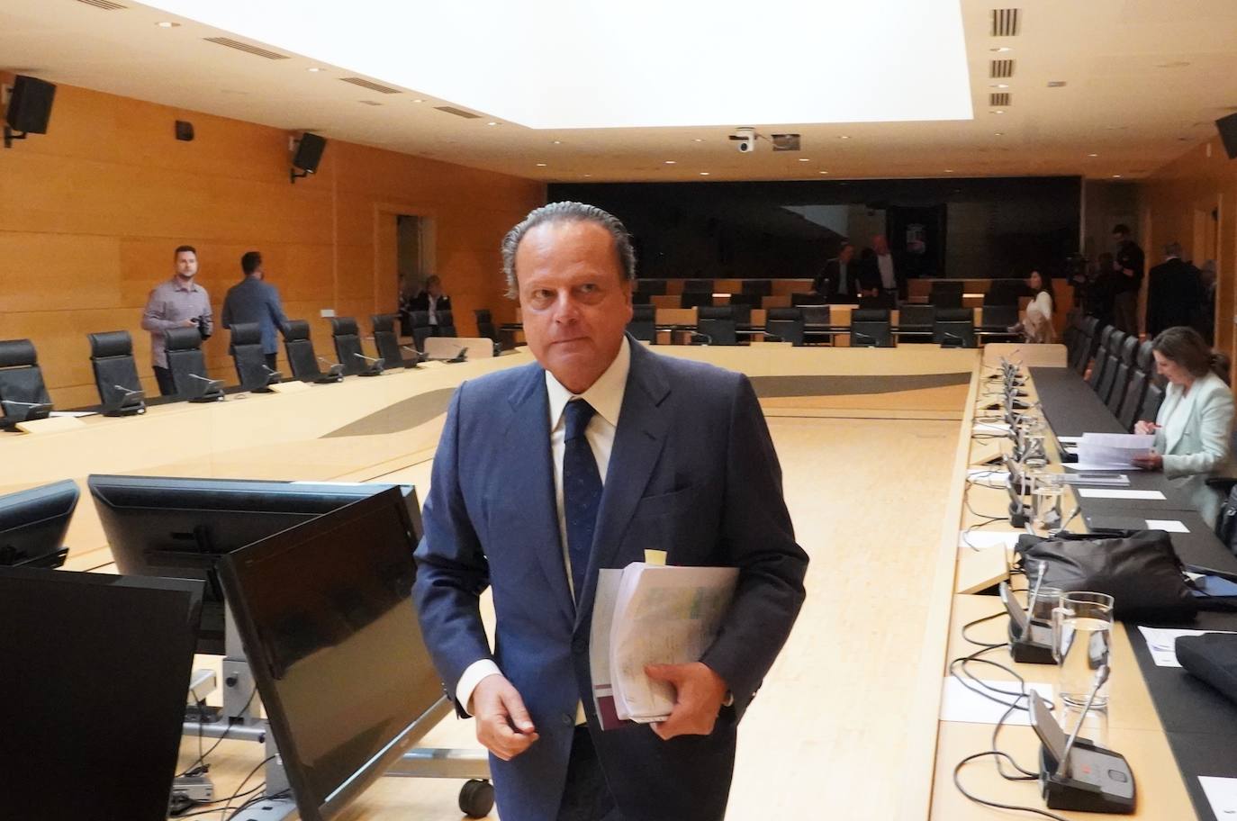 El presidente del Consejo de Cuentas de Castilla y León, Mario Amilivia, comparece para presentar el Informe 'Análisis económico financiero del impacto de la COVID-19 en la Comunidad Autónoma de Castilla y León, específicamente las entidades del sector público de la Comunidad sujetas al régimen de contabilidad pública'.