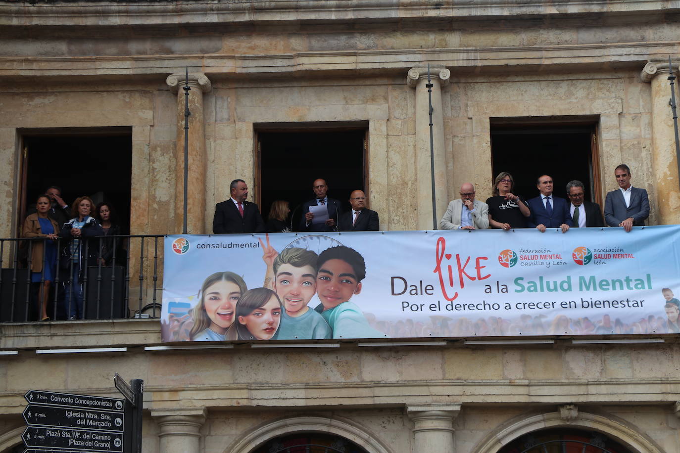 Acto institucional del Día Mundial de la Salud Mental en León. 