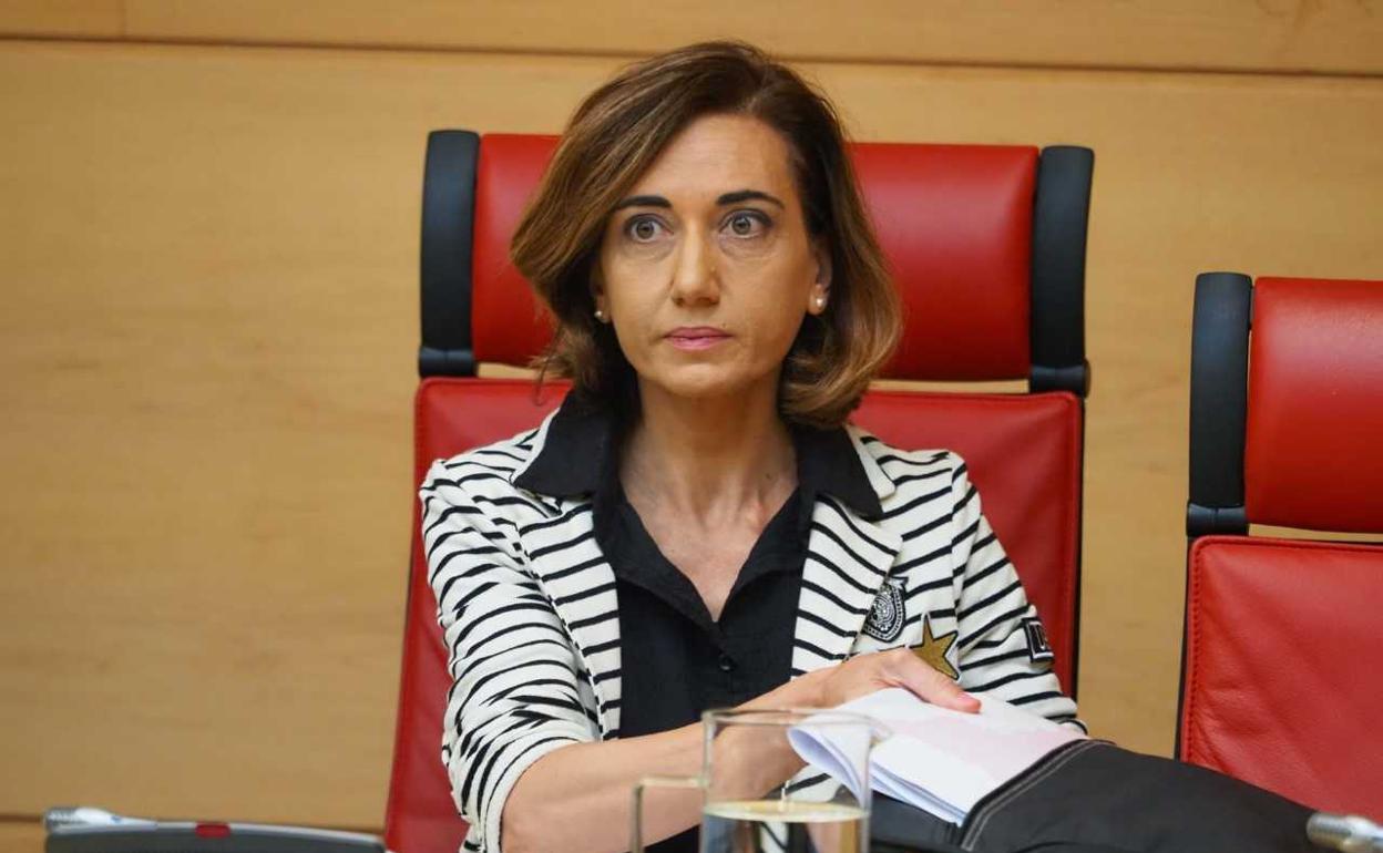 Alicia Gallego, procuradora en las Cortes por la Unión del Pueblo Leonés (UPL).