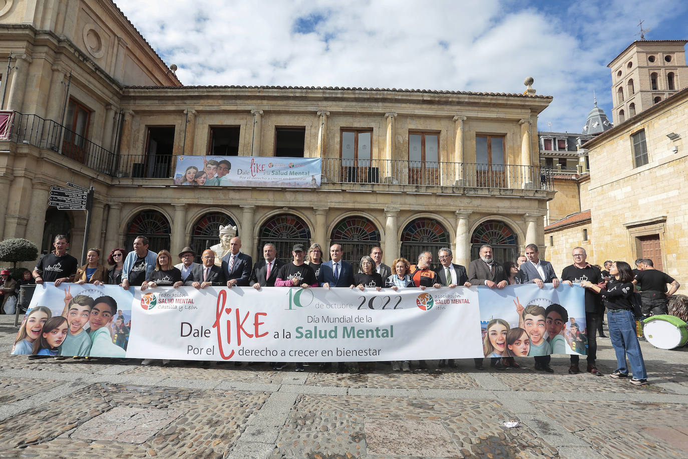 Acto institucional del Día Mundial de la Salud Mental en León. 