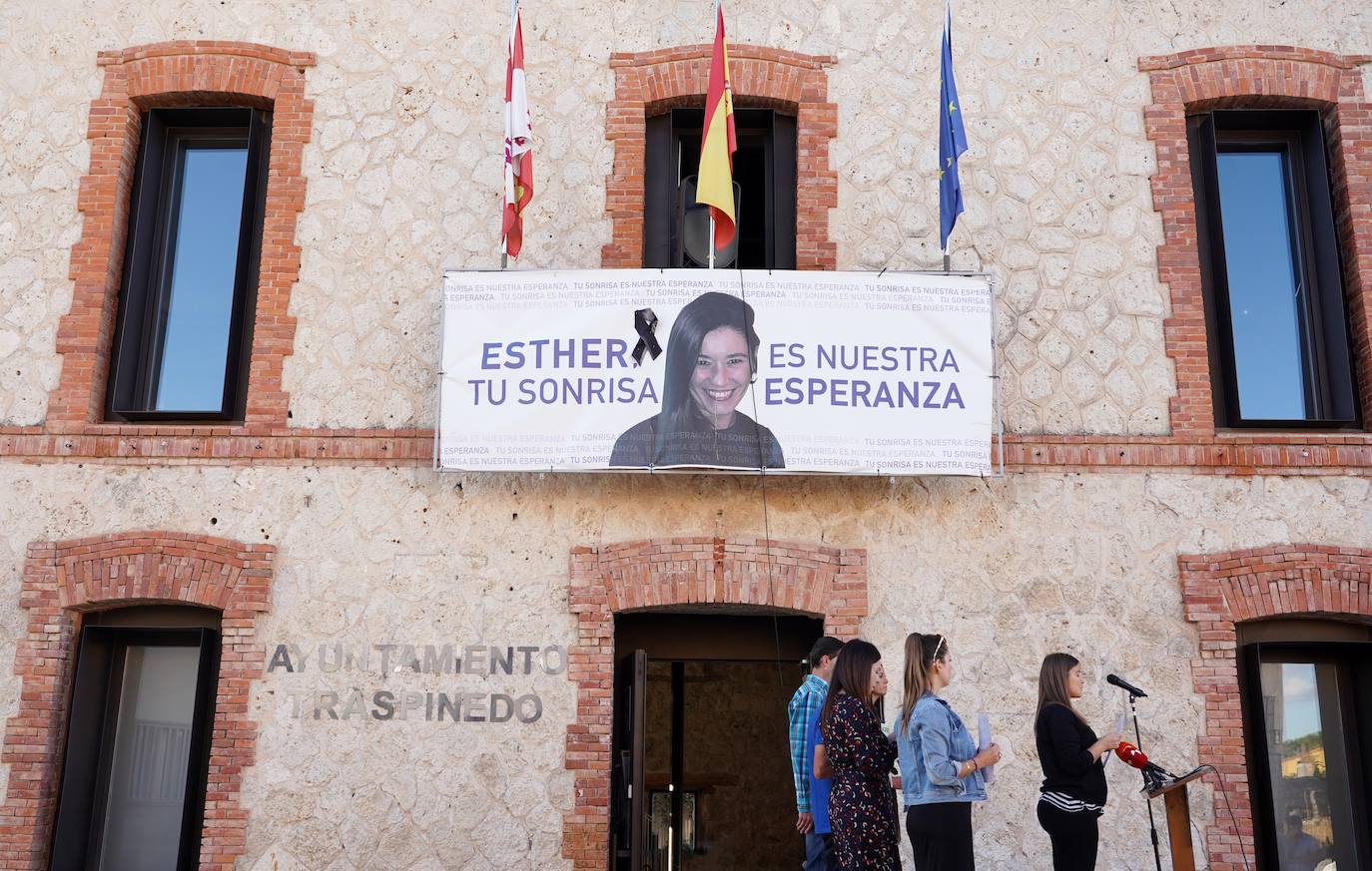 Traspinedo recuerda con emoción a Esther López nueve meses después de su desaparición.