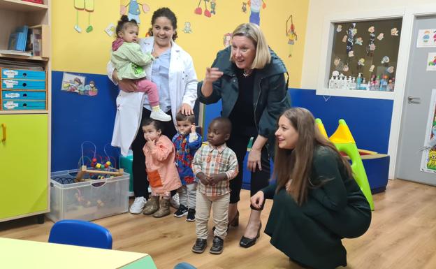 Galería. Visita al centro para la inclusión social en León.