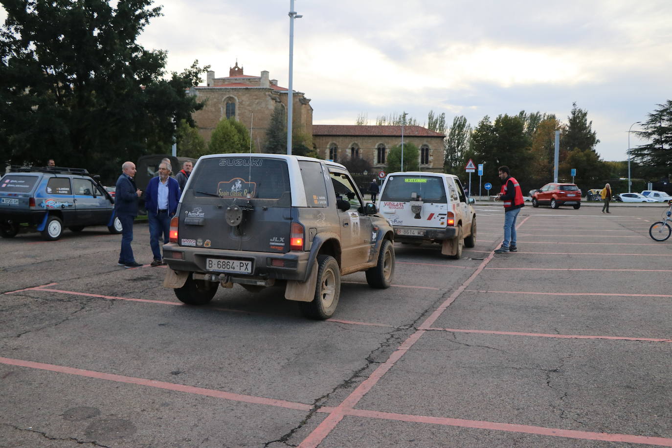 Llegada a meta de la III Iberian Classic Raid en León. 