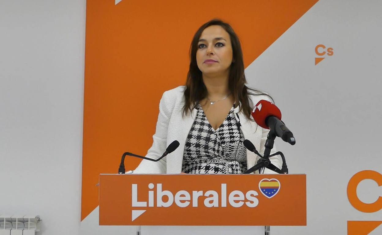 Rueda de prensa de la portavoz y diputada provincial, Gemma Villarroel.