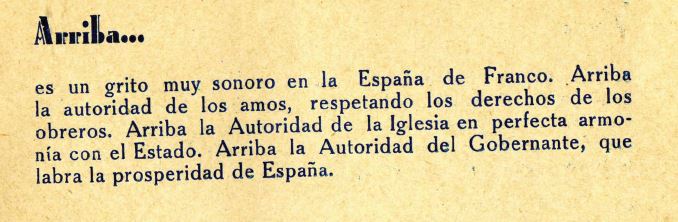 Entre los presos del campo de concentración de San Marcos se repartía un librillo de adoctrinamiento con el manual de 'buenas prácticas'. El libro contenía 'consejos' de obligado cumplimiento. «La masturbación es el suicidio lento y progresivo del individuo que la practica; poco a poco va abriendo su tumba y la de sus descendientes», se puede leer. 