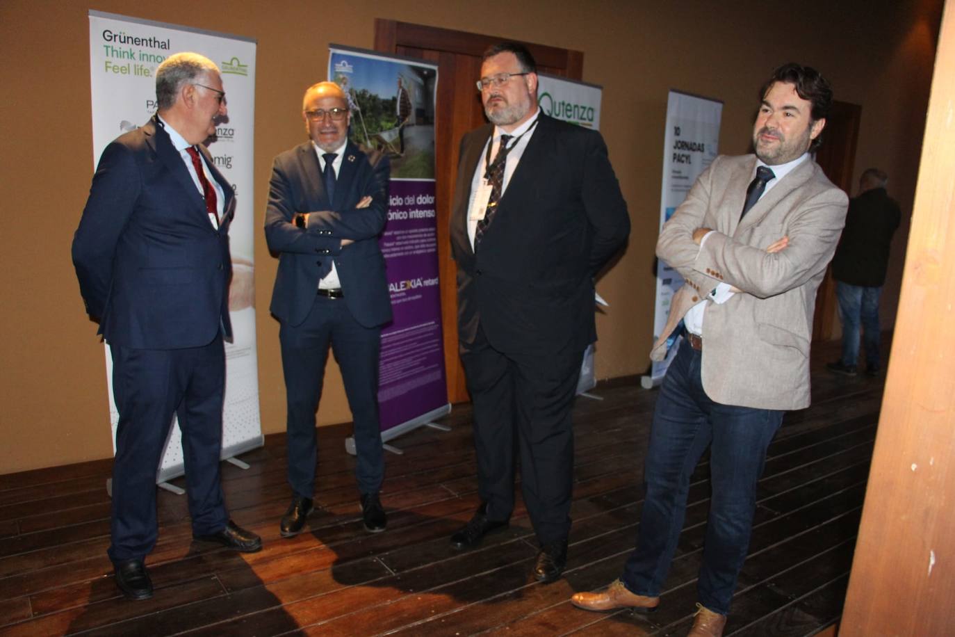 Inauguración de la 10 edición de las Jornadas Pacyl de la Sociedad Castellano y Leonesa de Cuidados Paliativos en Ponferrada.