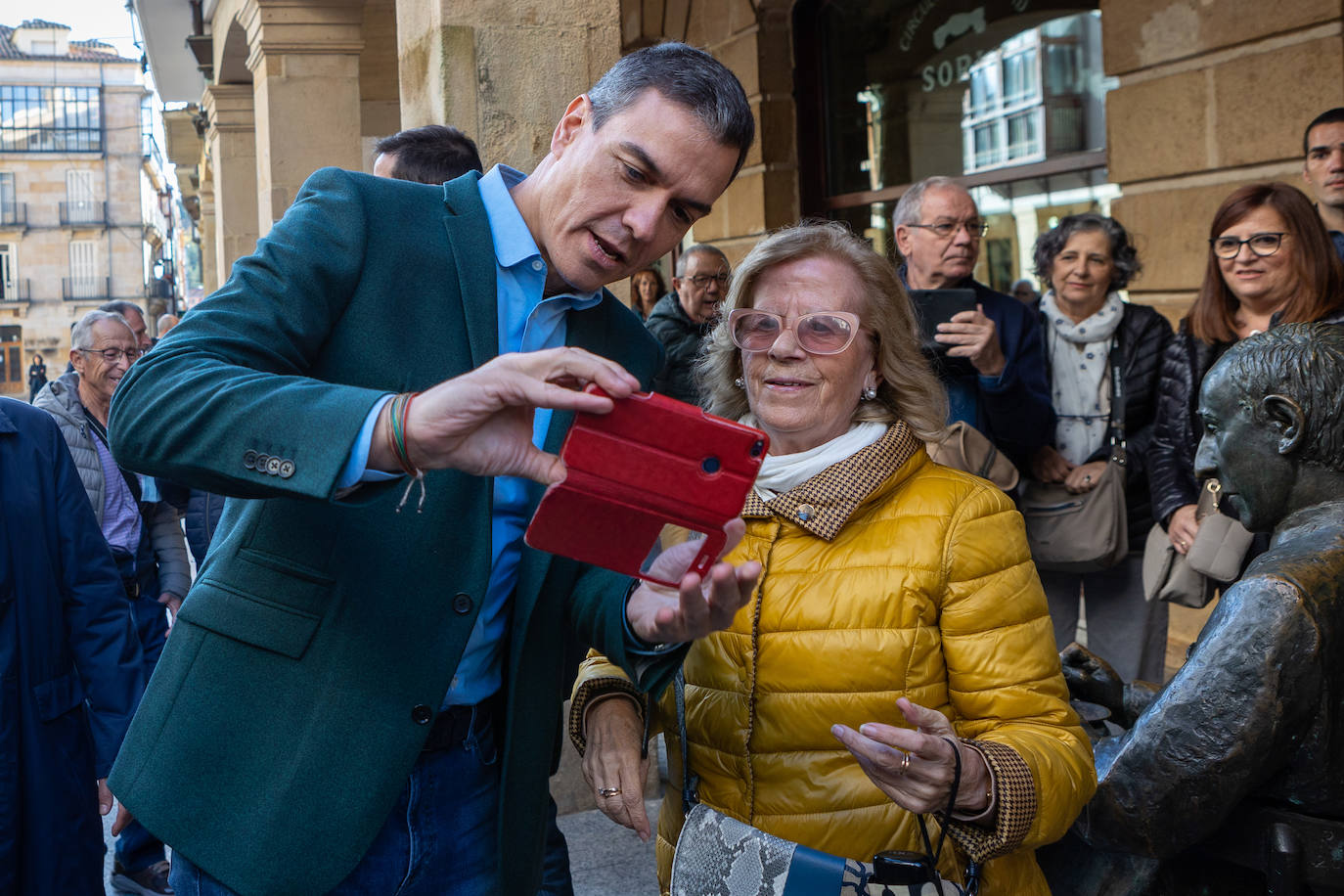 Acto político del PSOE con la participación del secretario general del partido y presidente del Gobierno, Pedro Sánchez