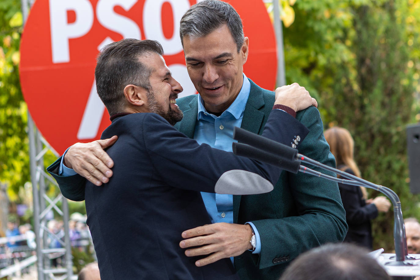 Acto político del PSOE con la participación del secretario general del partido y presidente del Gobierno, Pedro Sánchez