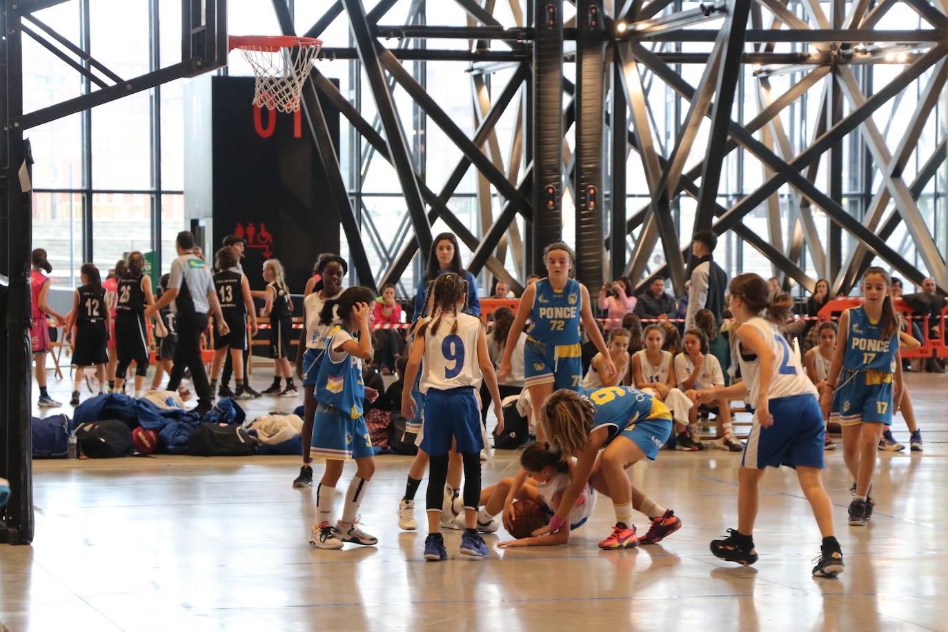 El Palacio de Exposiciones de León acoge este sábado y domingo el Júnior NBA, donde más de 800 niños y niñas disfrutarán del baloncesto