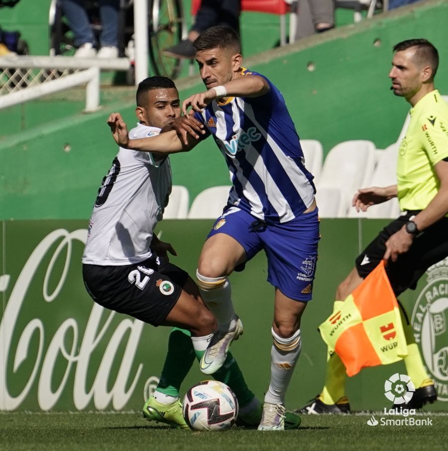 El conjunto berciano se mide al Racing en el partido correspondiente a la jornada 12 de LaLiga SmartBank