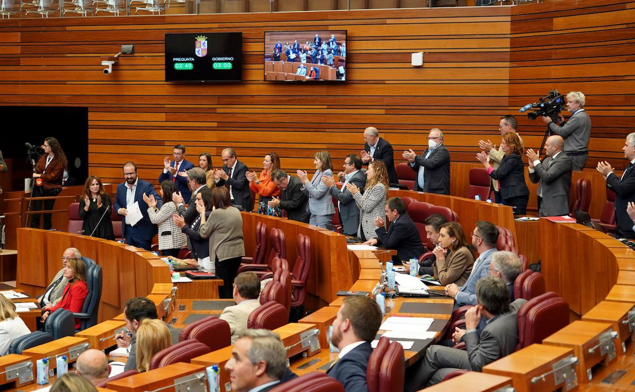 Pleno de las Cortes de Castilla y León.