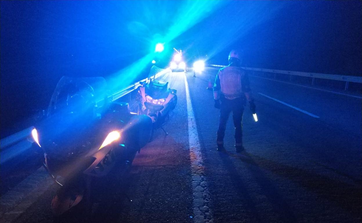 El 'kamikaze' de la autovía y la autopista León-Asturias circuló 24 kilómetros en sentido contrario