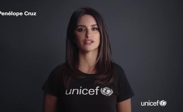 Penélope Cruz protagoniza la nueva campaña de UNICEF contra la desnutrición infantil