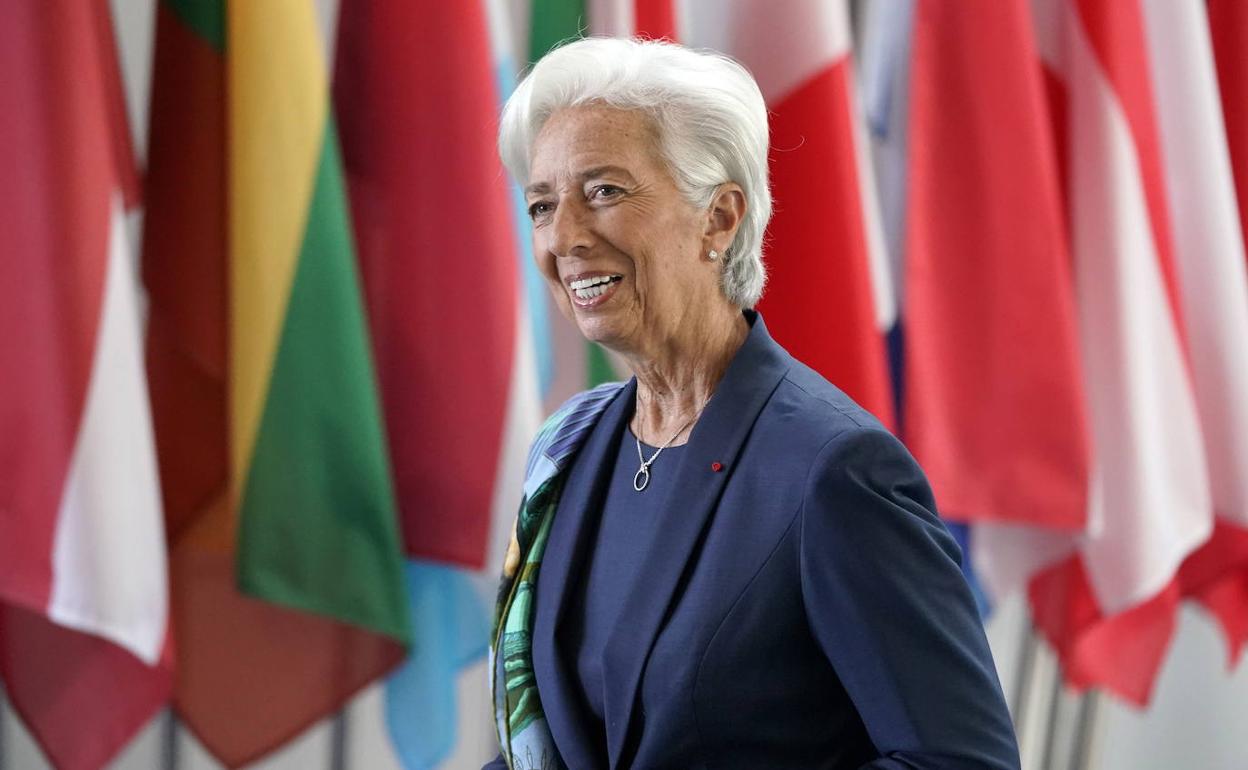 La presidenta del Banco Central Europeo, Christine Lagarde.