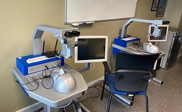 Imagen de los equipos de simulación instalados en el Caule.