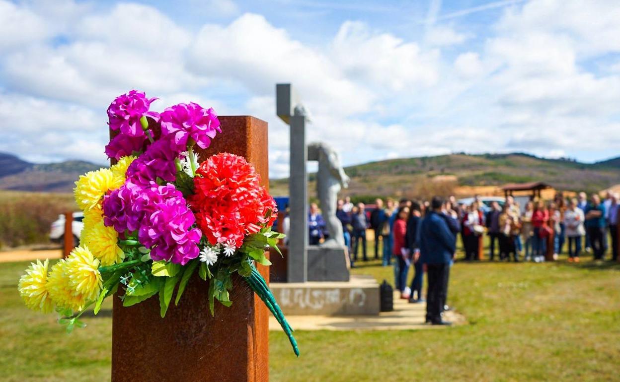 Acto de homenaje a las víctimas del franquismo en León.