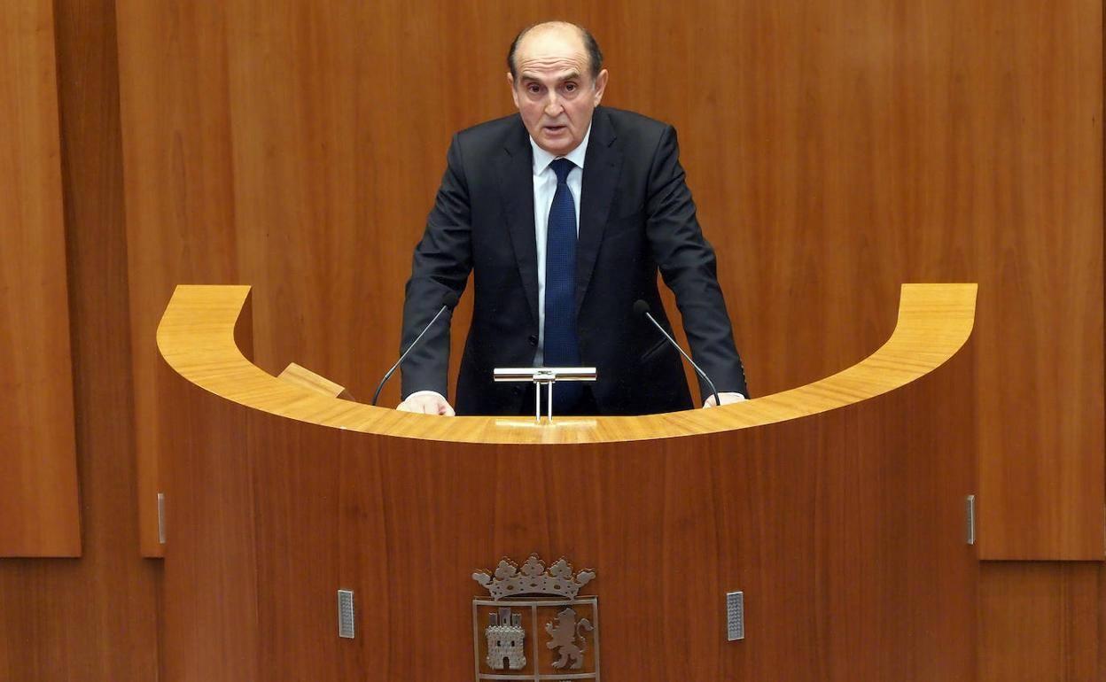 Tomás Quintana en una imagen de archivo comparece en las Cortes de Castilla y León. 