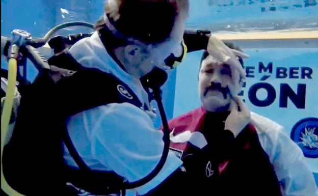 Imagen del vídeo promocional del Bautismo de Buceo. 