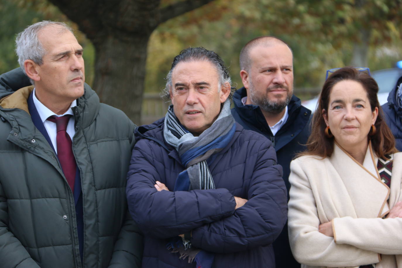 Acto de inauguración de la escultura en honor a la Cultural en la rotonda. 