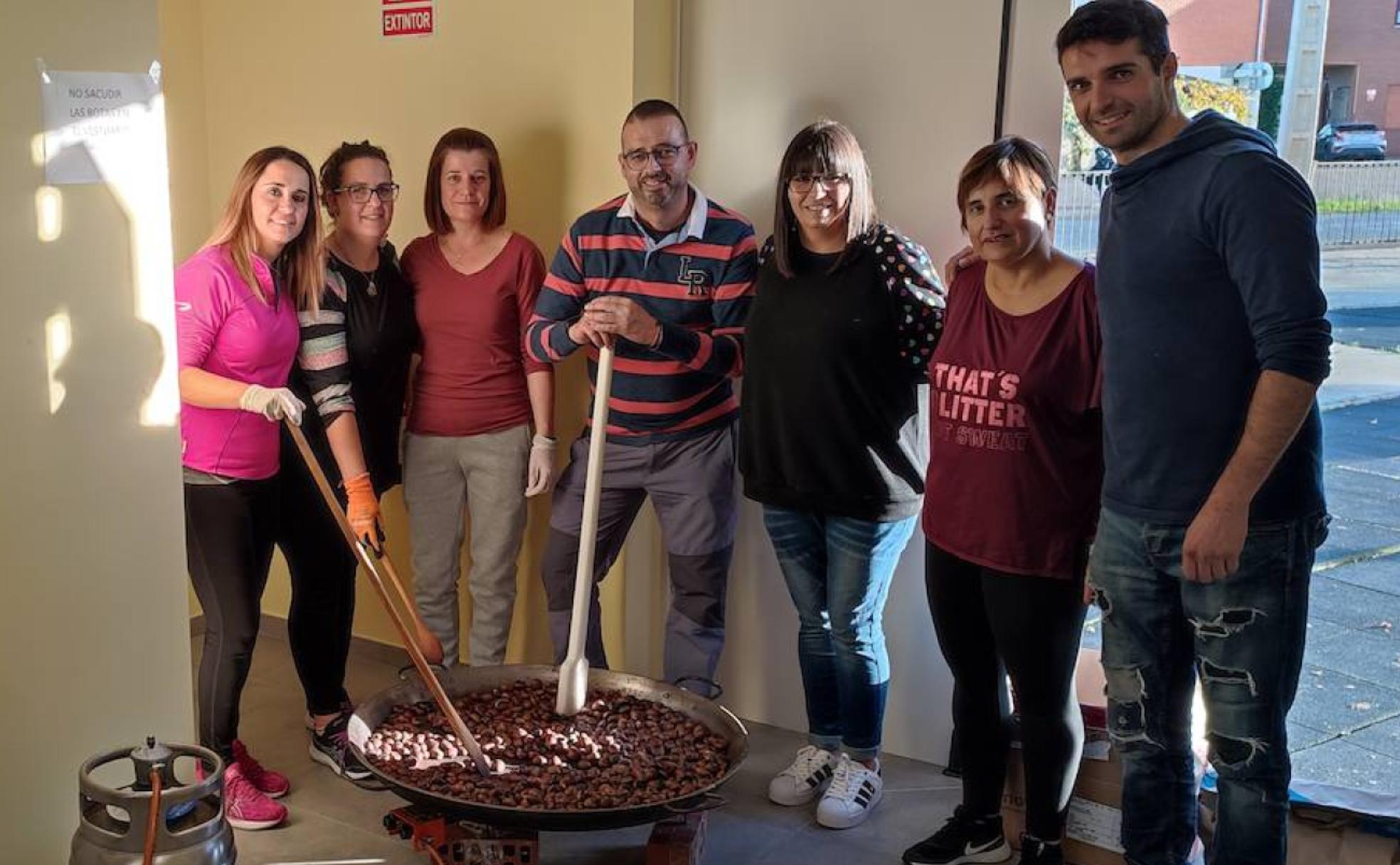 Magosto otoñal celebrado este sábado en Cembranos. 