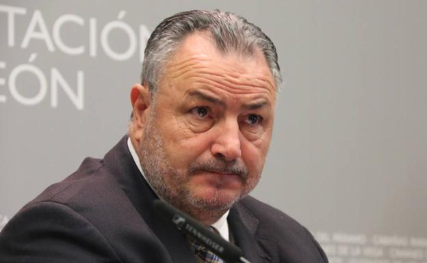 Eduardo Morán, presidente de la Diputación de León.