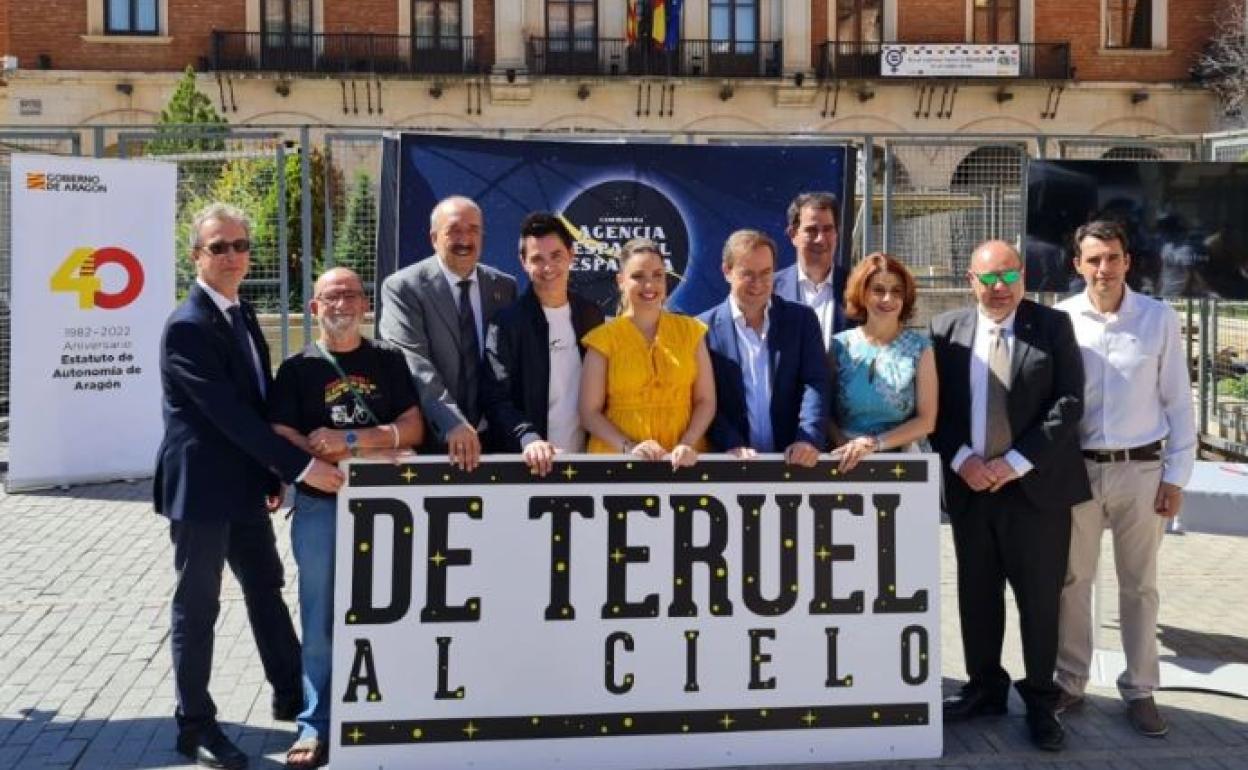 Presentación de la candidatura de Teruel para albergar la Agencia Espacial Española.