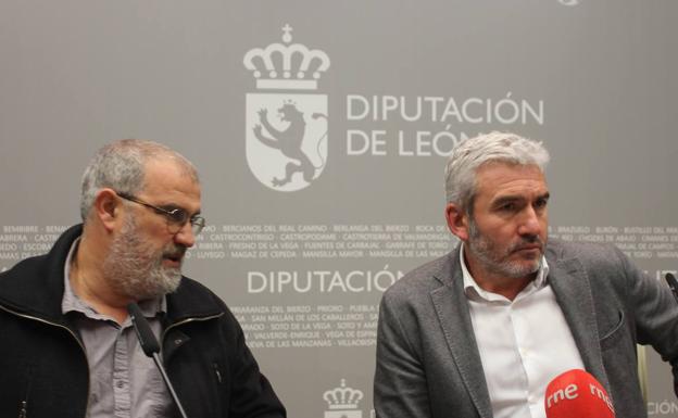 El diputado de Transición Ecológica, Alider Presa, y el presidente de la