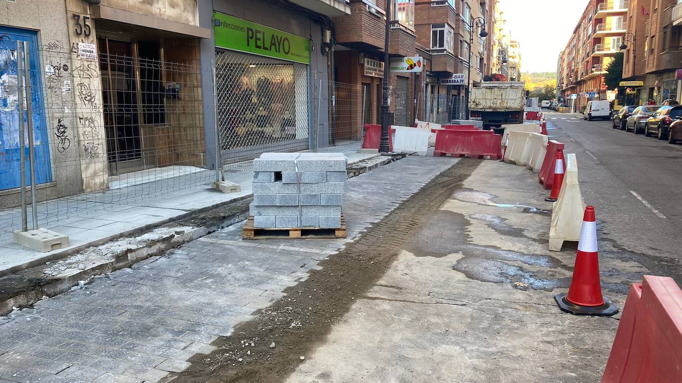 Inicio de las obras en la avenida José María Fernández