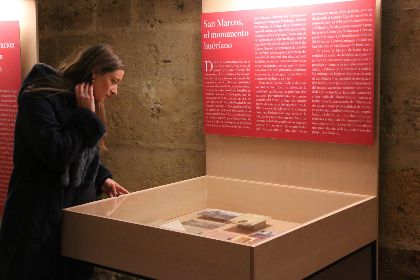 Inauguración de la exposición temporal 'Cástor González y el campo de concentración de San Marcos de León'