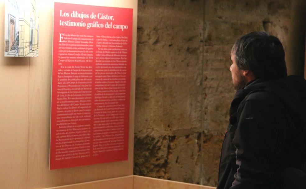 Inauguración de la exposición temporal 'Cástor González y el campo de concentración de San Marcos de León'.