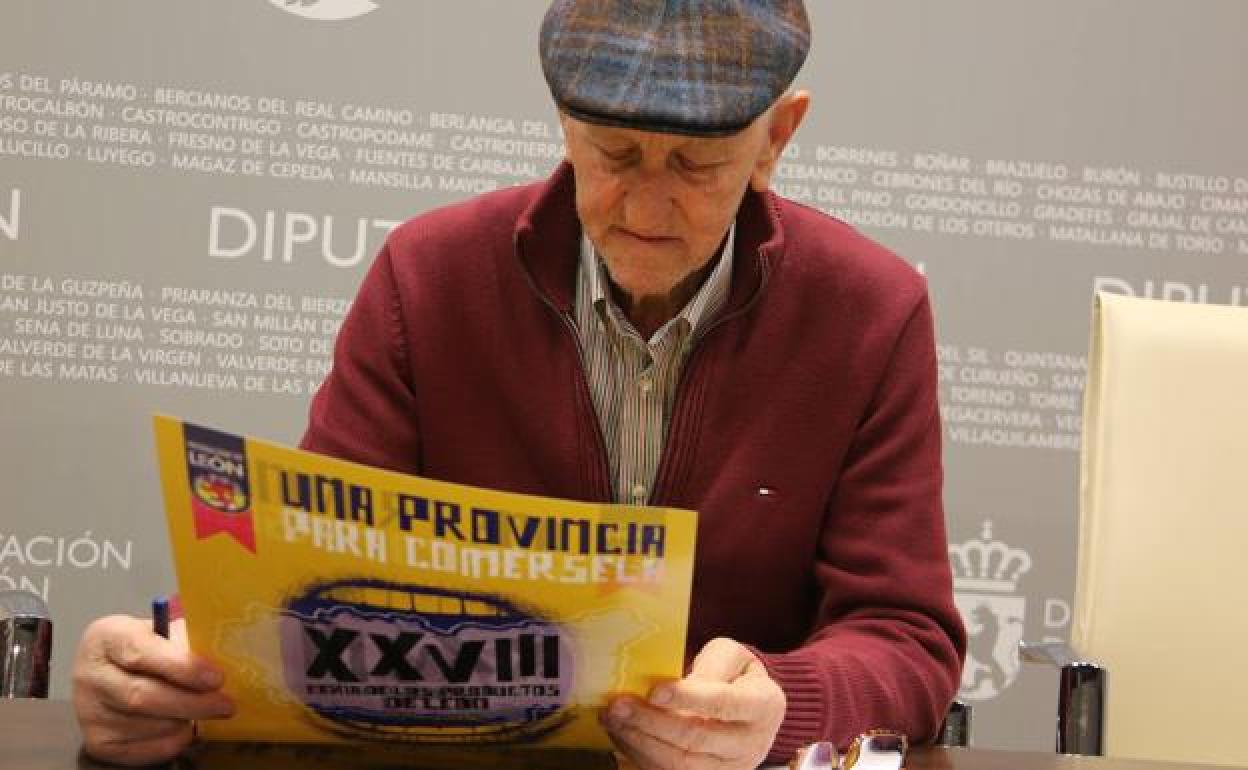 Matías Llorente, durante la presentación de la Feria de Productos. 