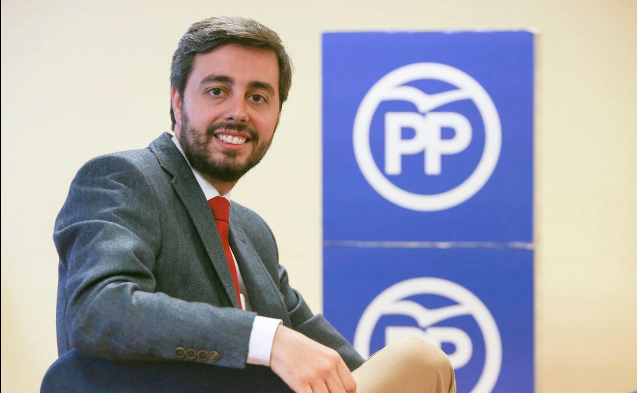 Génova cesa a Borja García, en la imagen, como gerente del PP en la comunidad y mira a León. 