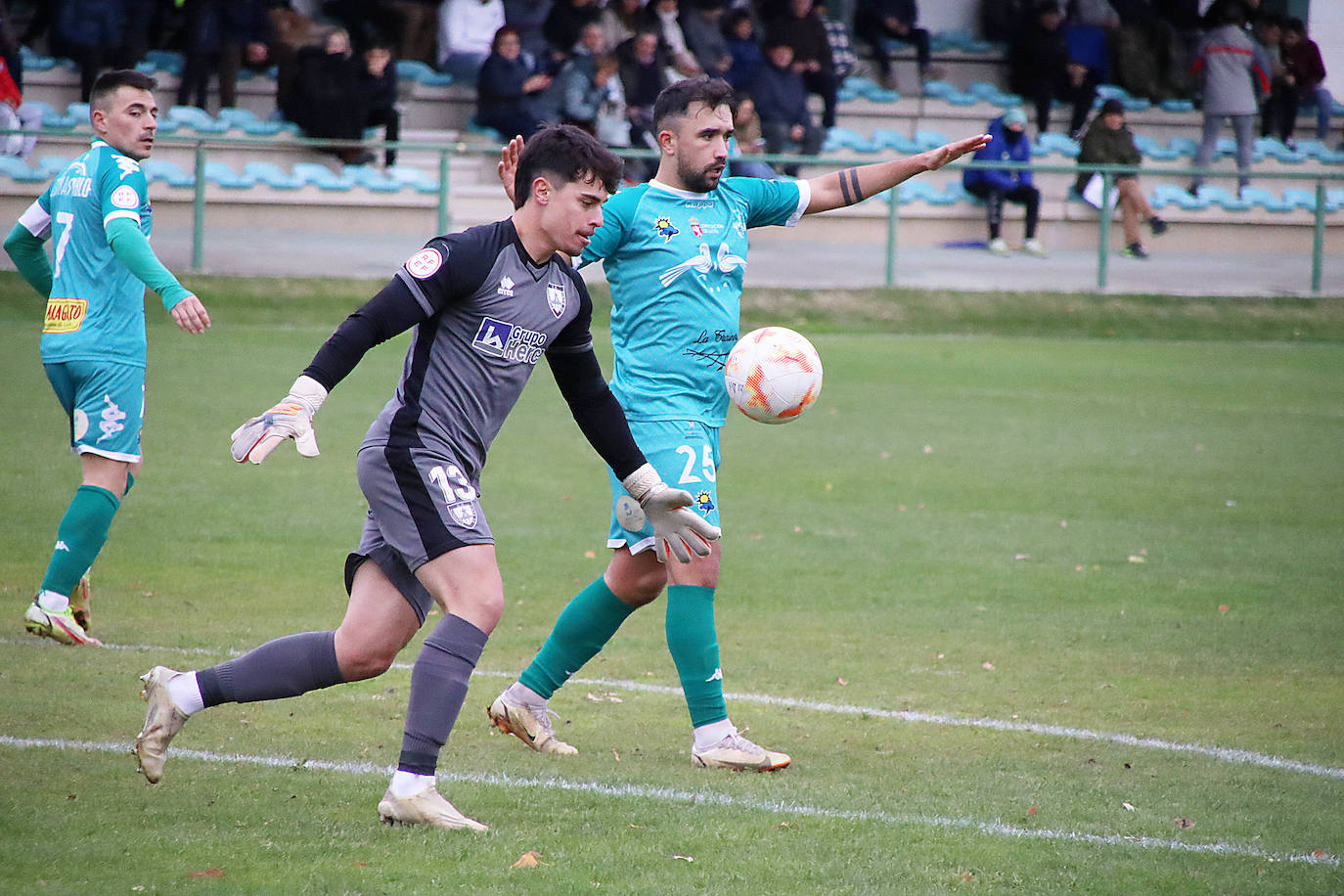 El conjunto maragato sumó la novena victoria seguida ante el Numancia B