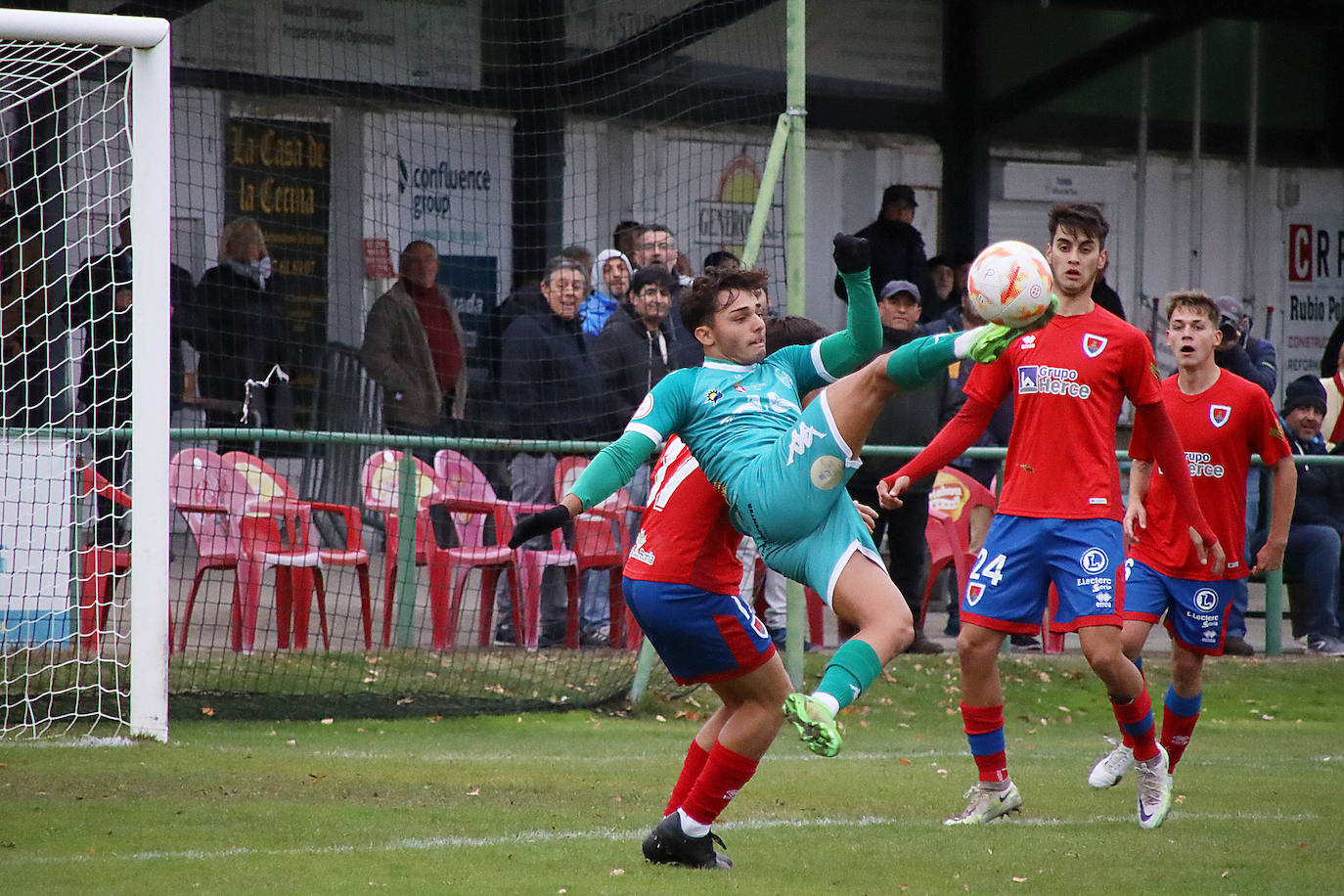 El conjunto maragato sumó la novena victoria seguida ante el Numancia B