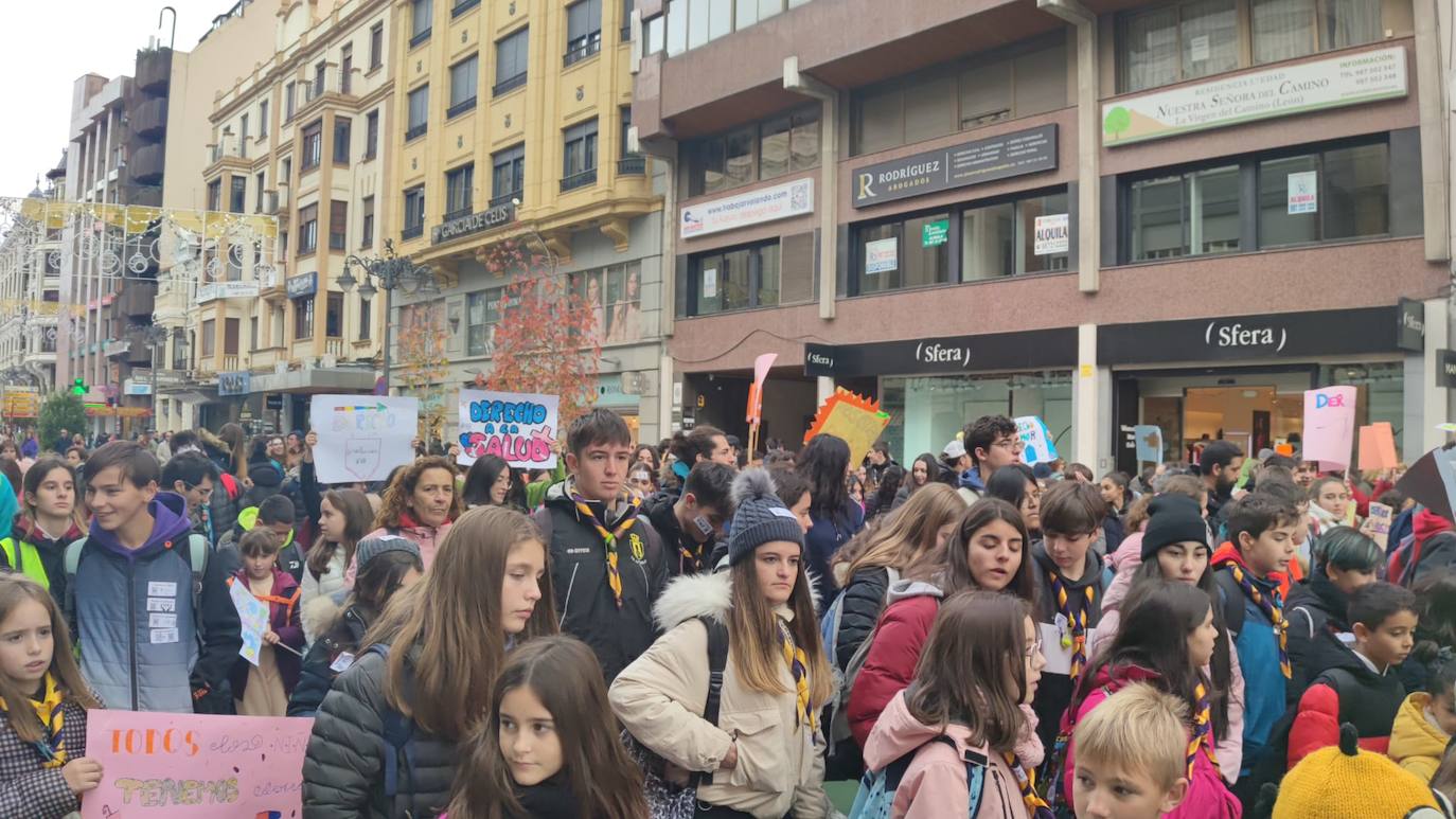 Fotos: Por los derechos de los niños en León