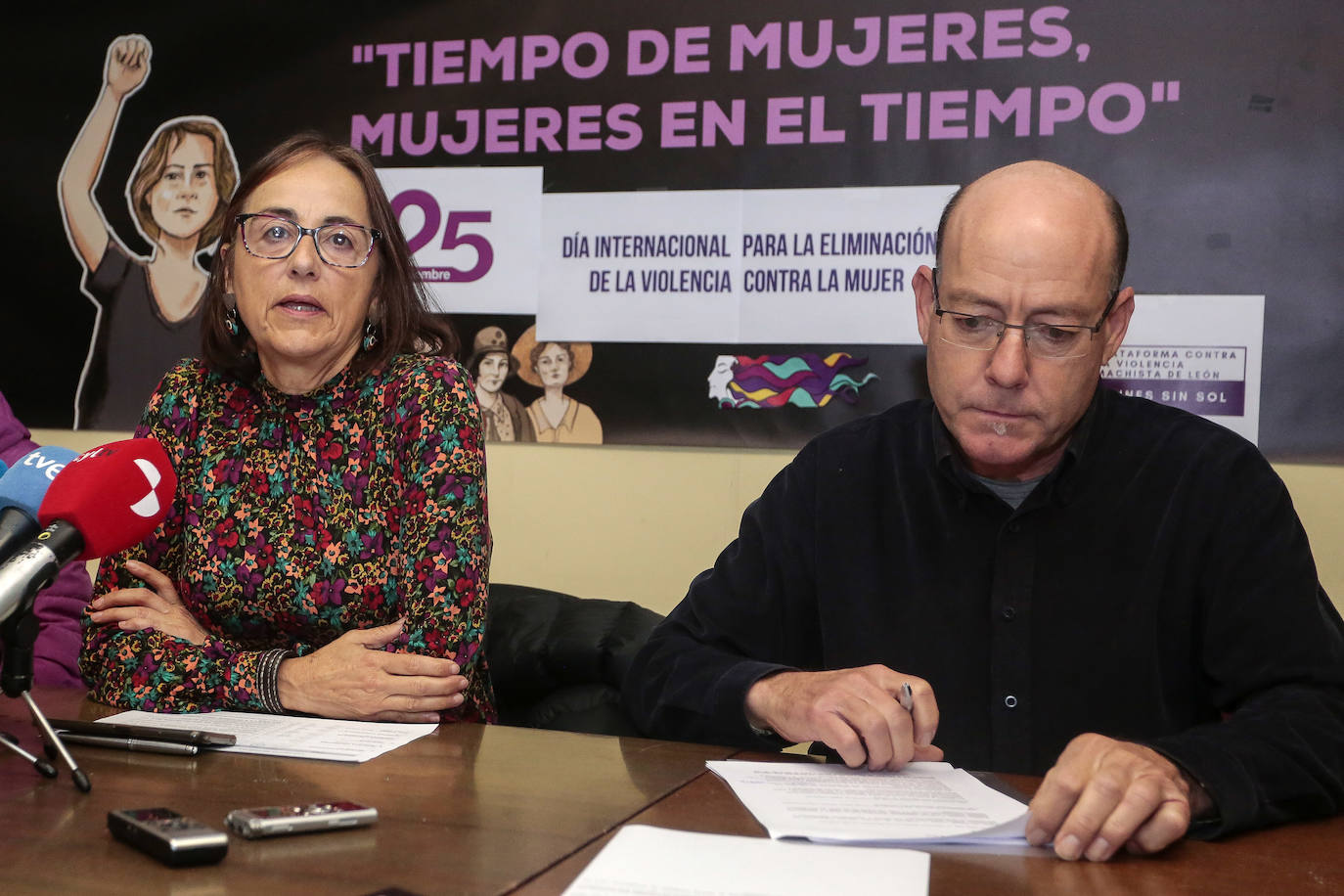 La Plataforma contra la Violencia Machista de León desgrana la situación de las mujeres en relación violencias machistas en este último año con motivo de la conmemoración del Día Internacional de la Eliminación de la Violencia contra las Mujeres.