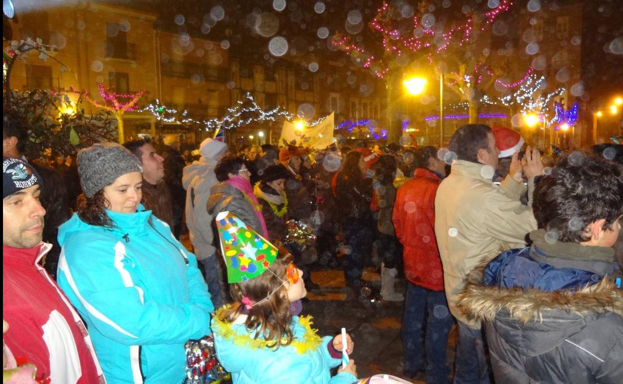 Imagen de la Nochevieja Anticipada de Sahagún en el año 2019. 