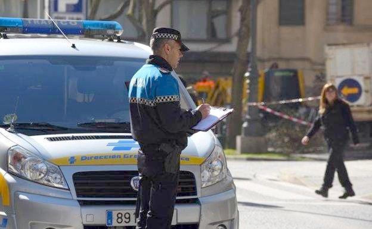 Radares de la policía local en León.