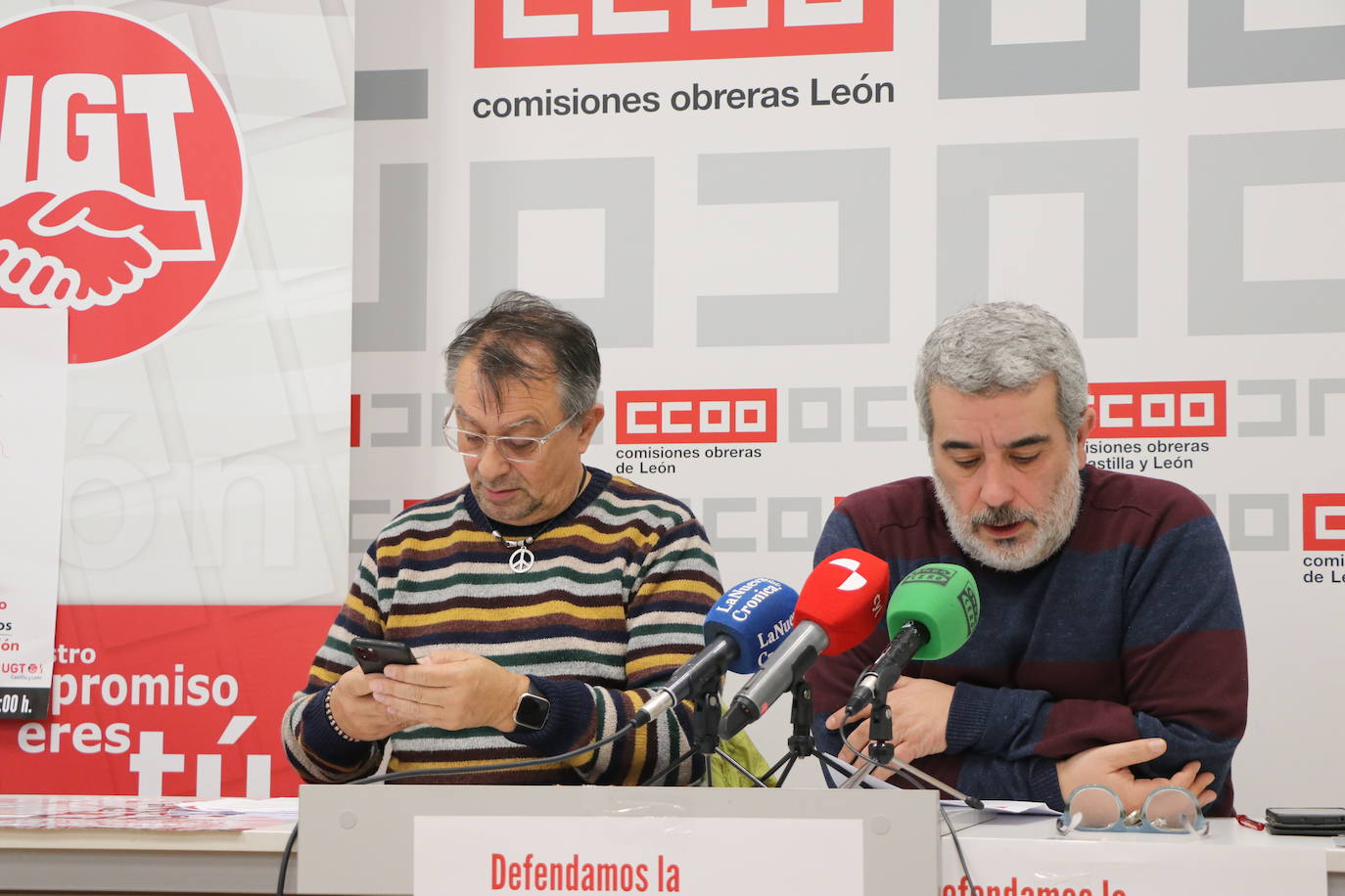 UGT y Comisiones Obreras convocan para este domingo, 27 de noviembre, una manifestación que partirá desde la sede de los sindicatos hasta Botines | El objetivo de la marcha es «que la Junta de Castilla y León y su presidente entiendan que este no es el camino».