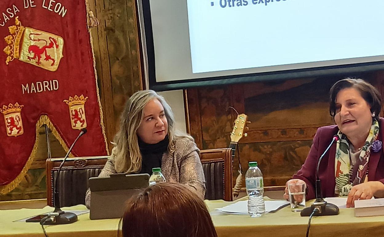 En dicha conferencia la filóloga leonesa reflexionó sobre muchas palabras y expresiones aplicadas a la mujer.