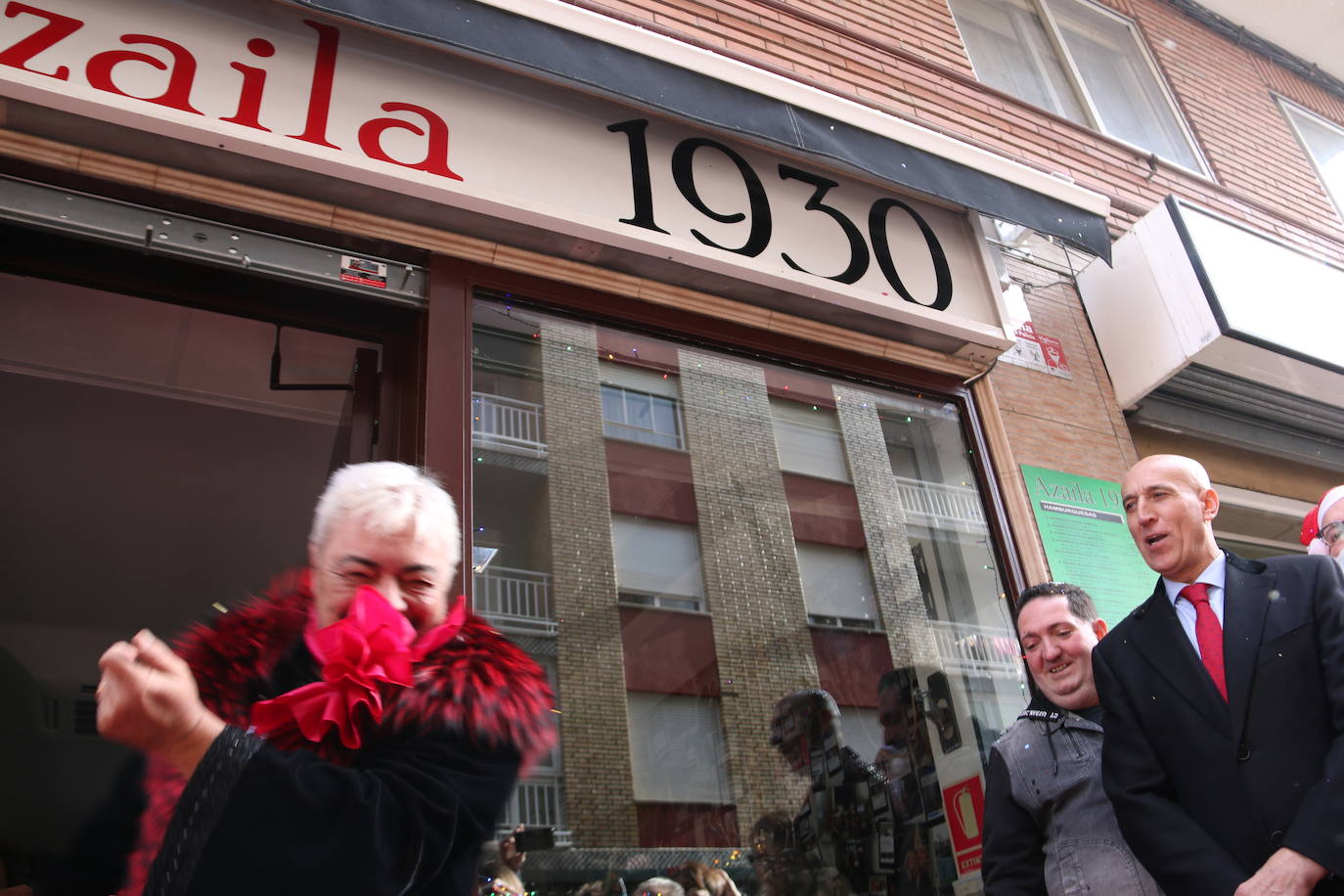 Antonio Canales, José Antonio Diez y Juan López llevan la Navidad hasta la Palomera.