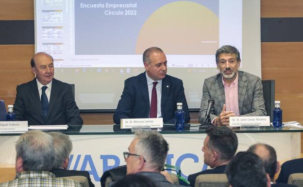 Galería. La Encuesta Empresarial 2022 del Círculo de Empresarios ha sido presentada en Abanca este miércoles. 