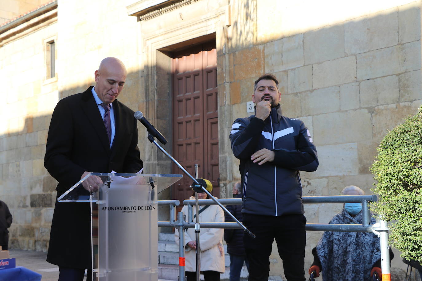 Celebración de los actos del 'Día Mundial de las Personas con Discapacidad' en León.