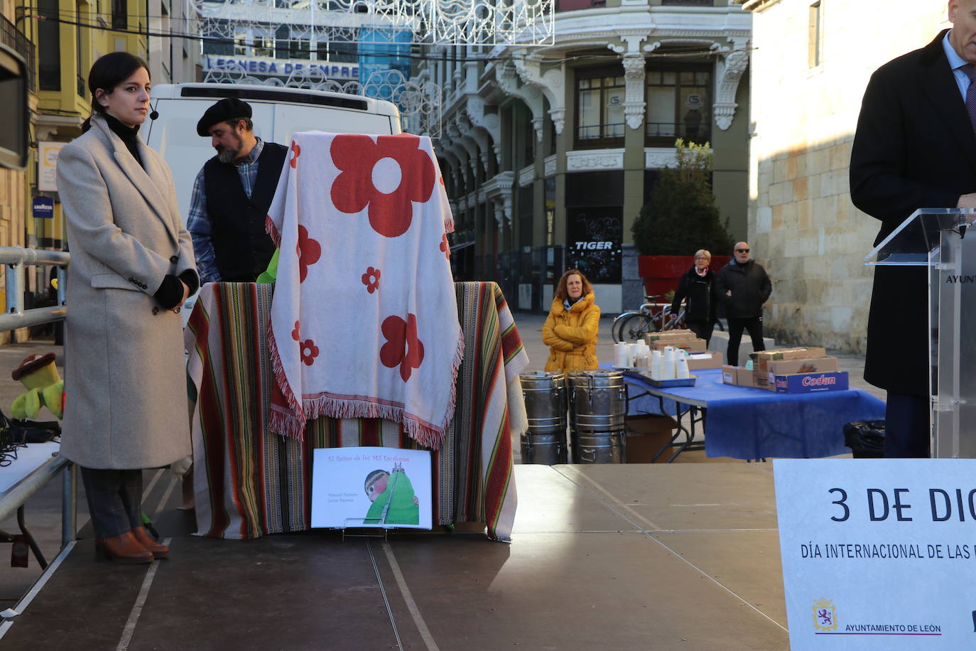 Celebración de los actos del 'Día Mundial de las Personas con Discapacidad' en León.