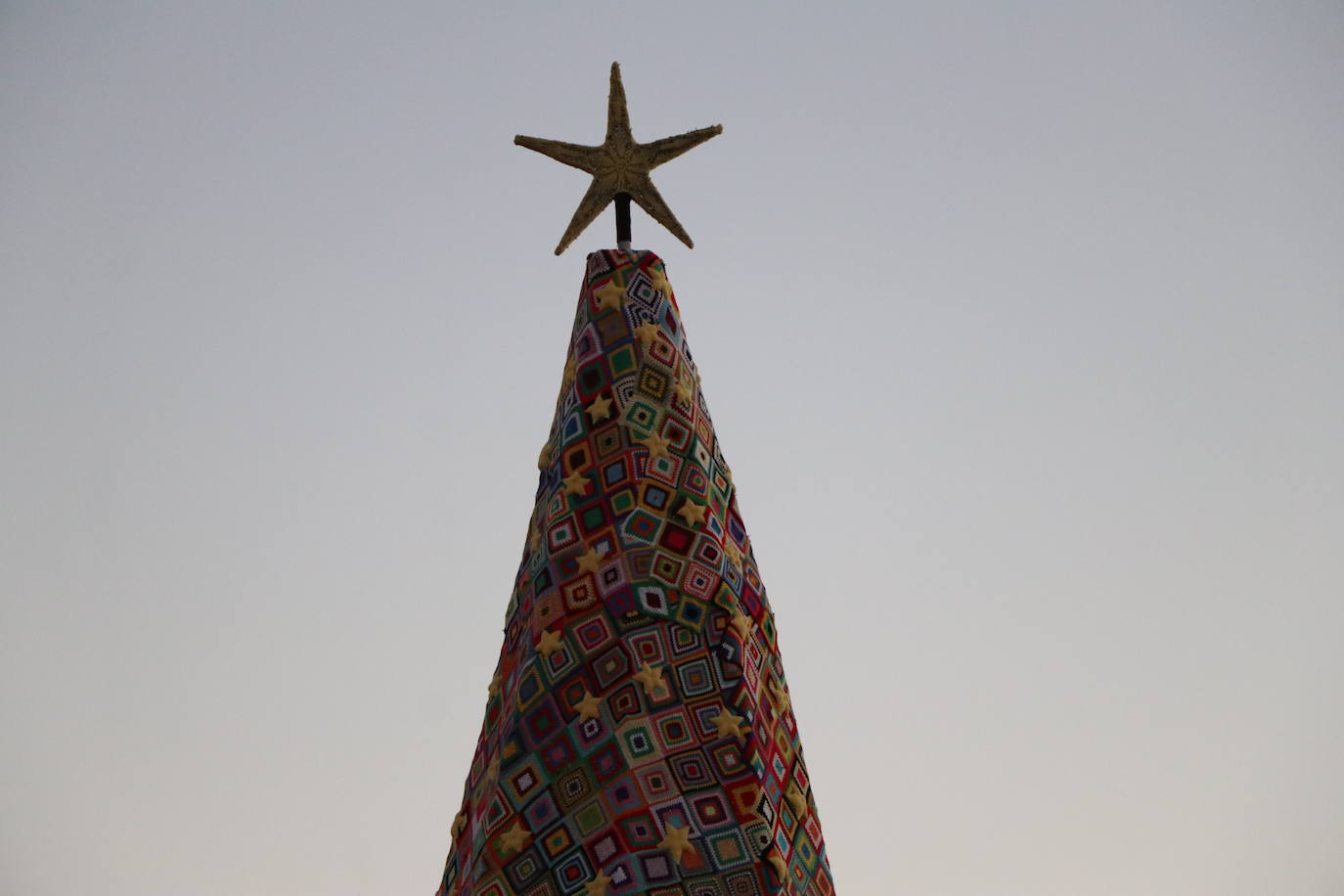 Encendido de las luces navideñas en la localidad de Villoria de Órbigo 